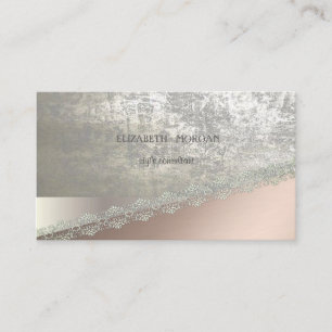 Modern Elegant Professional,Geometric,Lace Business Card