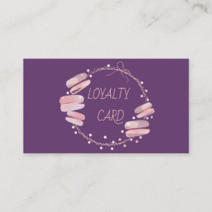 Modern Elegant Professional Hearts Loyalty Card