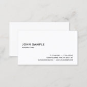 Modern Elegant Professional Minimalist Template Business Card (Front/Back)