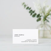 Modern Elegant Professional Minimalist Template Business Card (Standing Front)