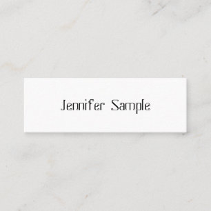 Modern Elegant Professional Minimalistic Template Mini Business Card