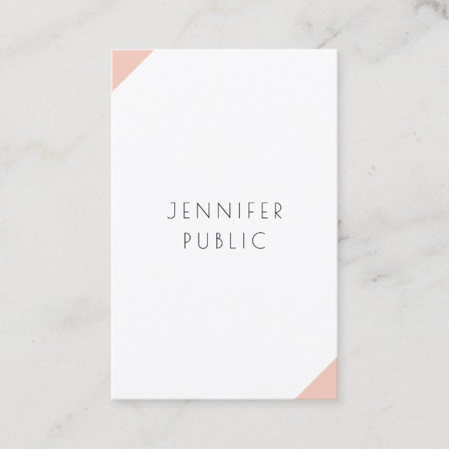 Modern Elegant Professional Simple Template Business Card (Front)