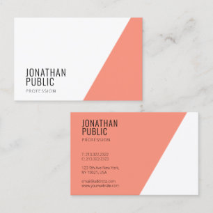 Modern Elegant Professional Template Classy Business Card