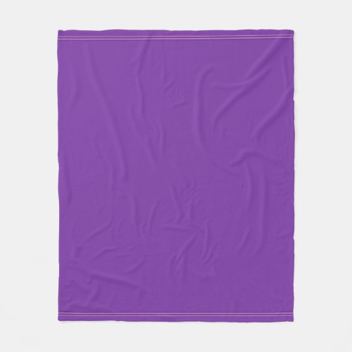 Modern Elegant Purple Violet Color Harmony Fleece Blanket