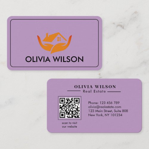 Modern Elegant realtor simple black bg Business Card