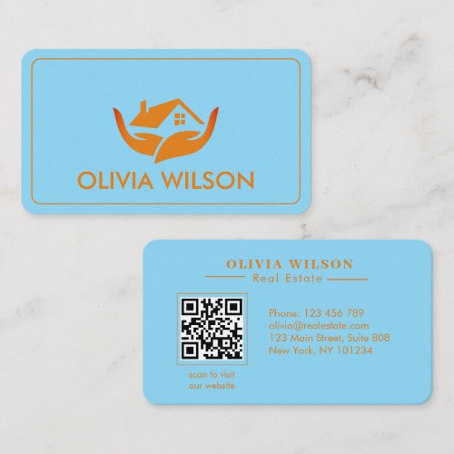 Modern Elegant realtor simple black bg Business Card
