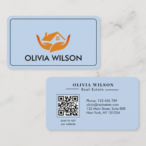 Modern Elegant realtor simple black bg Business Card