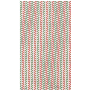 Modern elegant red green pastel Christmas Tablecloth