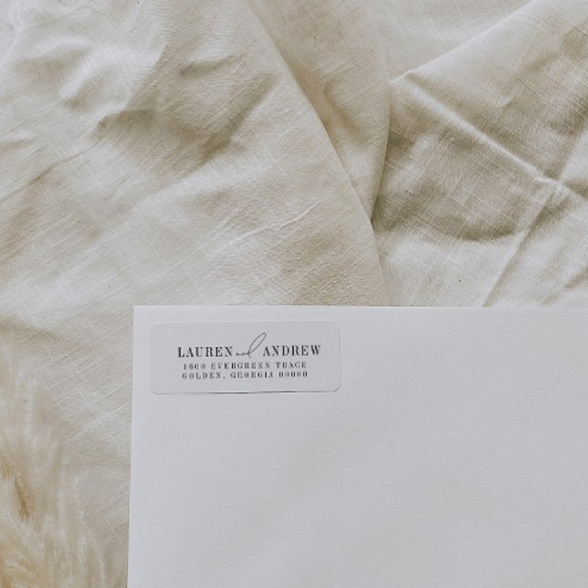 Modern Elegant Return Address Labels (Creator Uploaded)