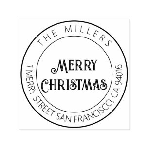 Modern Elegant Return Address Self-inking Stamp