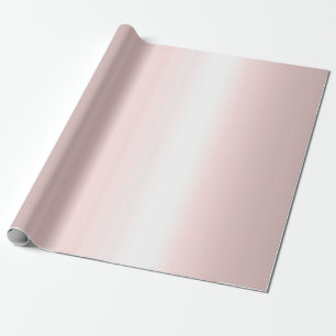 Modern Elegant Rose Gold Metallic Look Rosegold Wrapping Paper