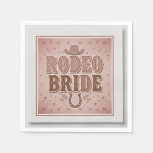 Modern Elegant Script Bride's Last Toast Bachelore Napkins