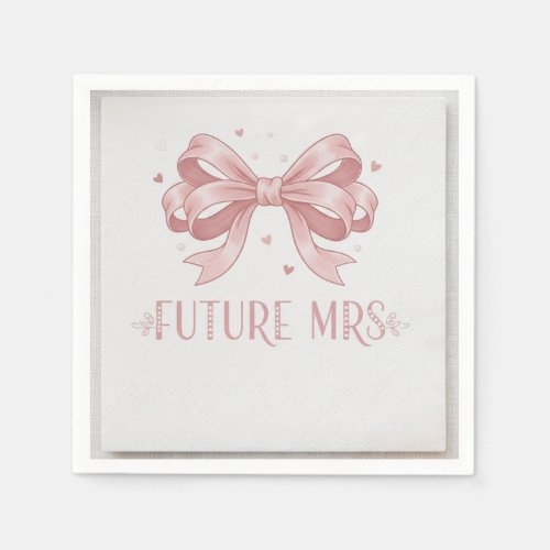 Modern Elegant Script Bride's Last Toast Bachelore Napkins