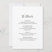 Modern Elegant Script Photo All In One Wedding Invitation | Zazzle