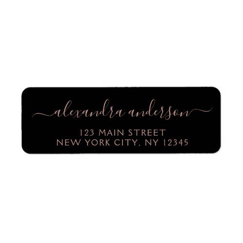 Modern Elegant Script Typography Wedding Event Label