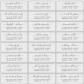 Modern Elegant Script Wedding Guest Address Label