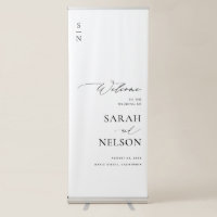 Modern Elegant Script Wedding Welcome