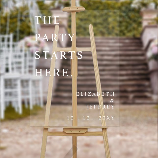 Modern Elegant Script Wedding Welcome Sign (Modern Elegant Script Wedding Welcome Sign)
