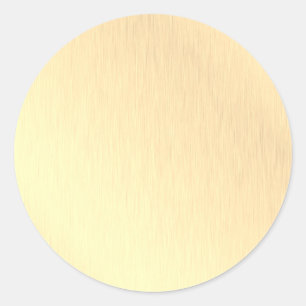 Modern Elegant Shiny Faux Gold Glamorous Blank Classic Round Sticker