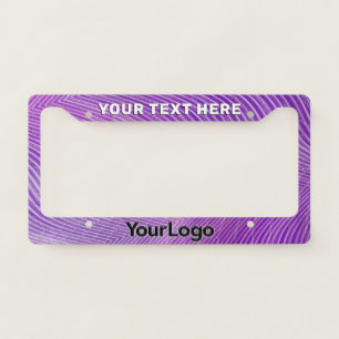 Modern Elegant Simple Bold Slogan Business Logo Li License Plate Frame