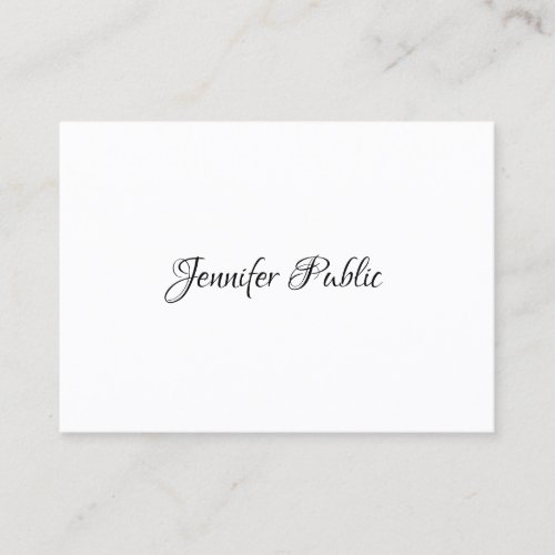 Modern Elegant Simple Design Professional Template Business Card