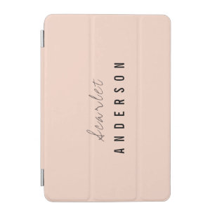 Modern elegant simple pastel iPad mini cover