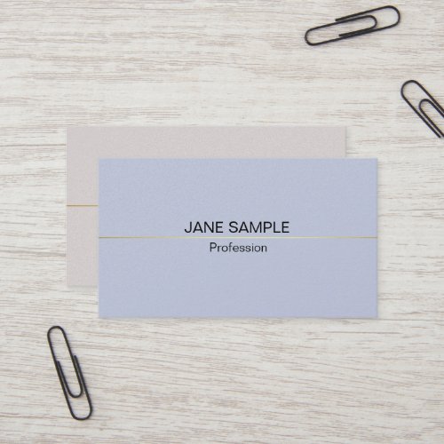 Modern Elegant Simple Professional Design Business Card