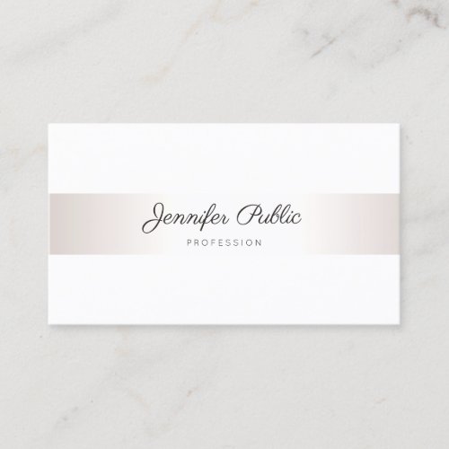 Modern Elegant Simple Professional Template Business Card