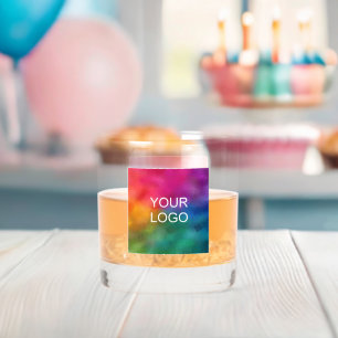 Modern Elegant Simple Template Promotional Logo Whiskey Glass