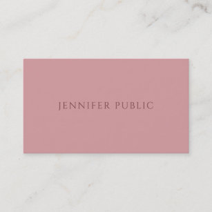 Modern Elegant Simple Template Trend Color Harmony Business Card