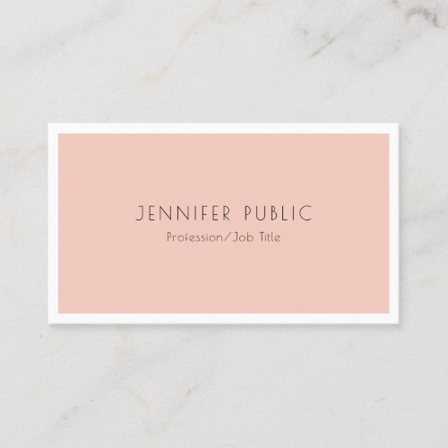 Modern Elegant Simple Trendy Design Template Business Card