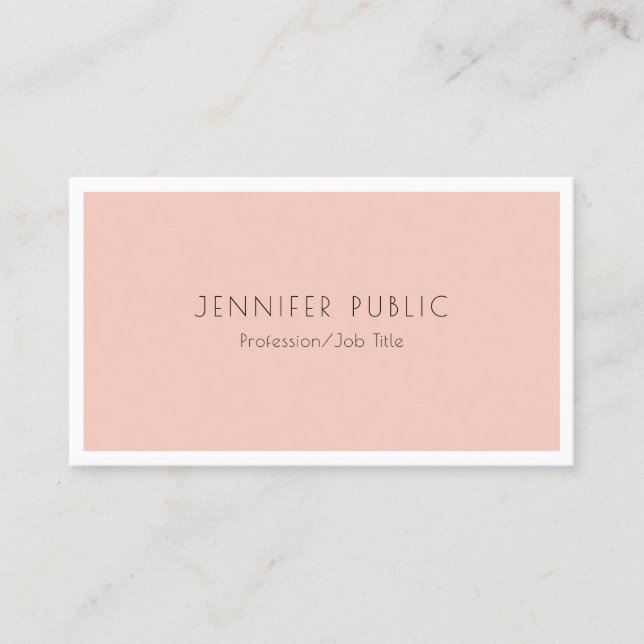 Modern Elegant Simple Trendy Design Template Business Card (Front)