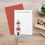Modern Elegant Simple Watercolor Lighthouse  Stationery