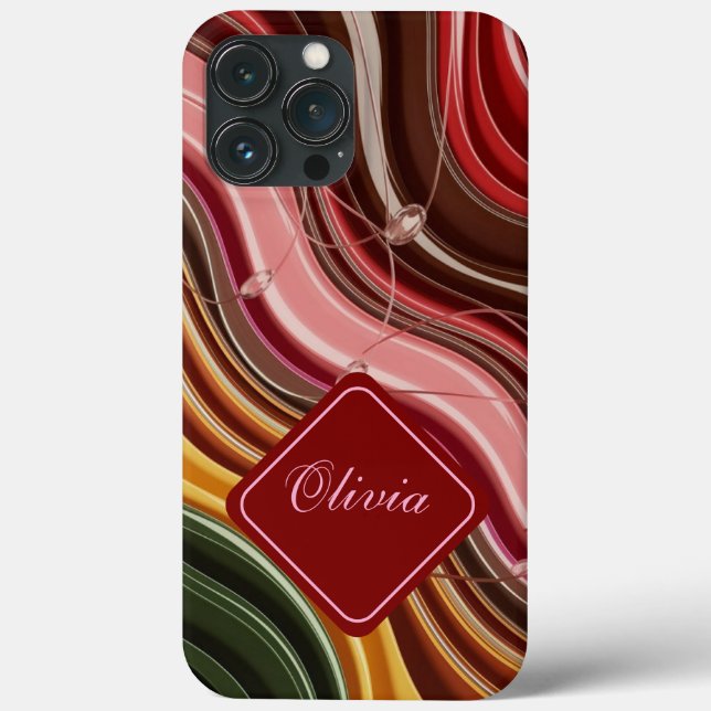 Modern elegant  sleek bright gradient Case-Mate iP iPhone Case (Back)