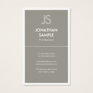 Modern Elegant Sleek Design Trendy Plain Luxury Business Card Modern Elegant Sleek Design Trendy Plain Luxury Business Card