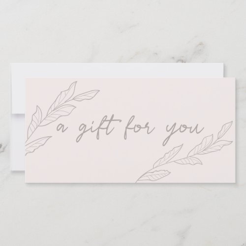 Modern Elegant Small Business Gift Certificate