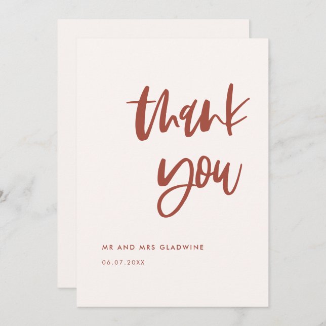 Modern elegant snow pink wedding invitation (Front/Back)