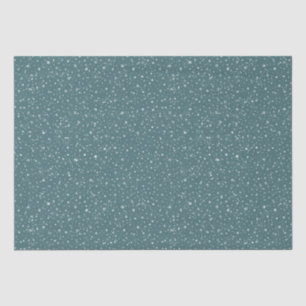 Modern Elegant Snowfall Holiday Tissue Paper
