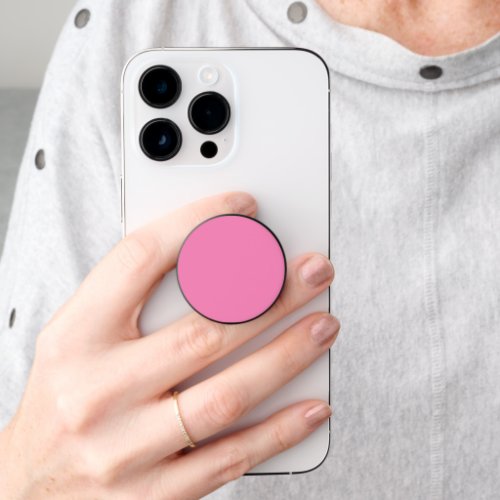 Modern Elegant Solid Plain Pink PopSocket
