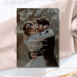 Modern Elegant Spanish Black Overlay Photo Wedding Invitation<br><div class="desc">Announce your special day with our Modern Elegant Spanish Black Overlay Photo Wedding Invitation. This modern Spanish wedding invitation combines whimsical calligraphy and a black photo overlay for a sophisticated touch. Perfect for la boda de or nuestra boda, this elegant Spanish wedding invitation is beautifully handwritten and ideal for any...</div>