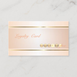 Modern Elegant ,Striped,Dotted Loyalty Card