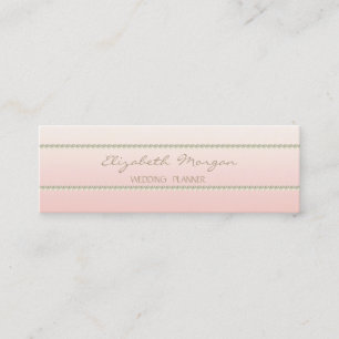 Modern Elegant Stylish Simple,Pearls Mini Business Card