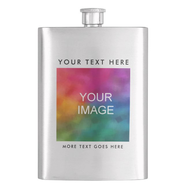 Modern Elegant Template Best Photo Picture Logo Flask (Front)