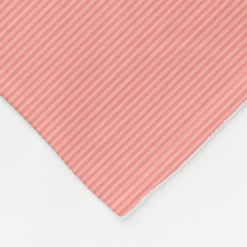 Modern Elegant Template Peach Color Stripes Medium Fleece Blanket