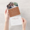 Modern Elegant Terracotta Photo RSVP Wedding