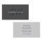 Modern Elegant Texture Gray Monogram Consultant