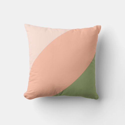 Modern Elegant Trend Colors Harmony Template Chic Throw Pillow