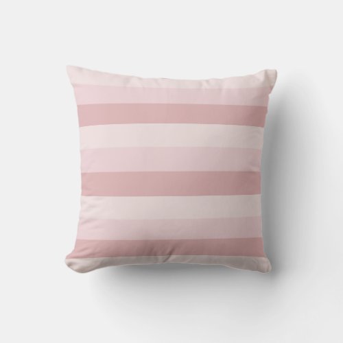 Modern Elegant Trend Colors Striped Template Throw Pillow