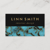 Construction Vintage Monogram Turquoise Copper Business Card, Zazzle in  2023