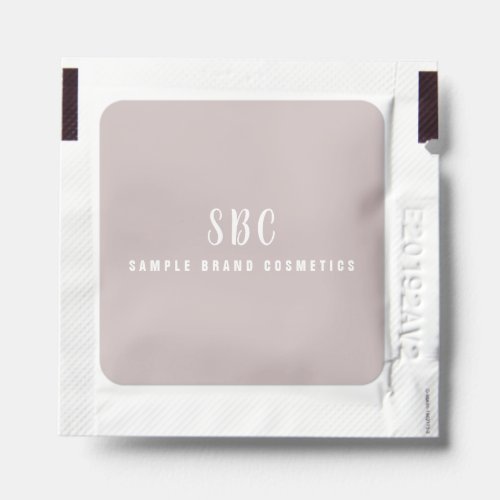 Modern Elegant Typography Chic Cosmetics Business  Hand Sanitizer Packet
